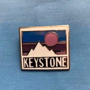 3/$12 Vintage keystone Colorado enamel pin